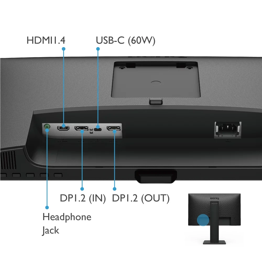 BenQ LED Monitor 24" FHD IPS with HDMI | Speaker (GW2485TC) (Open Box) view 3